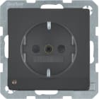 HAGER - Pistorasia Q.1 - 1S/16A UKR LED ant