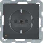 HAGER - Pistorasia Q.1 - 1S/16A UKR LED ant