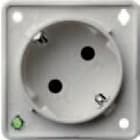 HAGER - Pistorasia Integro Flow - 1S/16A/250V mv 2mm SNAP-IN HAR