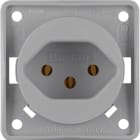 HAGER - Pistorasia Integro Flow - 1CH/10A/250V tyyppi 13 UKR HAR