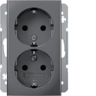 HAGER - Pistorasia S.1 - 2S/16A/IP20 2X UKJ alu