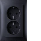 HAGER - Pistorasia S.1 - 2S/16A/IP20 2X UPJ ant