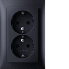 HAGER - Pistorasia S.1 - 2S/16A/IP20 2X UPJ ant