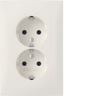 HAGER - Pistorasia S.1 - 2S/16A/IP20 2X 1.5KR UPJ val