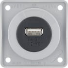 HAGER - Pistorasia Integro Flow - 1USB/3A/12VDC UR har