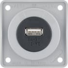 HAGER - Pistorasia Integro Flow - 1USB/3A/12VDC UR har