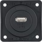 HAGER - Pistorasia Integro Flow - 1USB/3A/12VDC UR mus