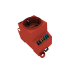 WAGO - Kojeistopistorasia DIN 16A pun - WAGO 709-583 (5 kpl.)