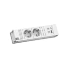 BACHMANN - Pistorasia + USB - CONI paneeli S 2 x pr +USB A&C