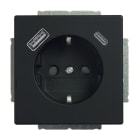 ABB - Pistorasia + USB Impressivo - 1S/16A/IP21 UKJ 0X USB A+C ANT