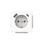 ABB - Pistorasia + USB Impressivo - 1S/16A/IP21 UKJ 0XUSB A+C mVAL