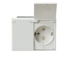 ABB - Pistorasia Impressivo - 2S/16A/IP21 UKJ HL val, läppäk