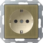 GIRA - 1S/16A/UKJ pronssi/KermaVAL - Pistorasia ClassiX