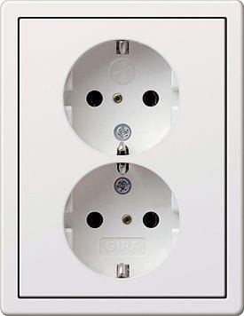 GIRA - Pistorasia 16A 250V 2 os.VAL - Gira F100