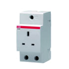 ABB - British standard 13A BS1363 - M1363 Pistorasia DIN