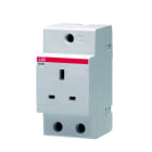 ABB - British standard 13A BS1363 - M1363 Pistorasia DIN