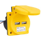 BALS - Pistorasia - 700 2xUSB kojerasia 2,1A IP54