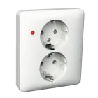 SCHNEIDER ELECTRIC - Pistorasia Exxact - 2S/16A/250VIP21 UPJ 2X LED val