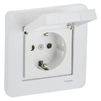SCHNEIDER ELECTRIC - Pistorasia Exxact - 1S/16A/IP44 0X UPJ kansi val