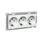 SCHNEIDER ELECTRIC - Pistorasia Exxact - 3S/16A/250V/IP20 UKR 2X val