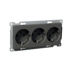 SCHNEIDER ELECTRIC - Pistorasia Exxact - 3S/16A/250V/IP20 UKR 2X ant