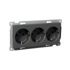 SCHNEIDER ELECTRIC - Pistorasia Exxact - 3S/16A/250V/IP20 UKR 2X ant