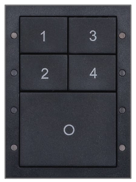 HELVAR - Digidim DALI painikkeisto - 134B 5-painikkeisto MU