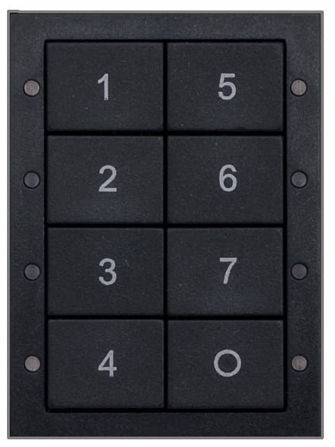 HELVAR - Digidim DALI painikkeisto - 136B 8-painikkeisto MU