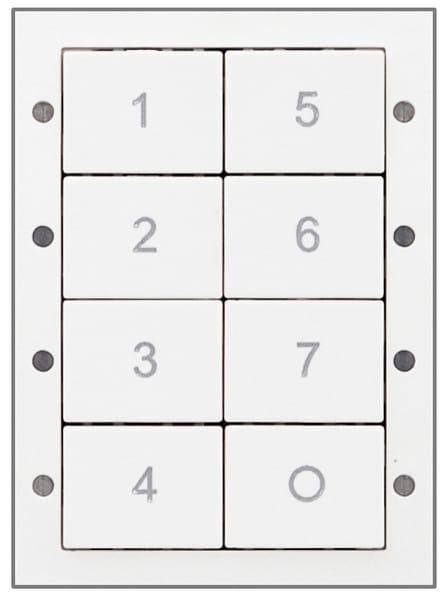 HELVAR - Digidim DALI painikkeisto - 136W 8-painikkeisto VA