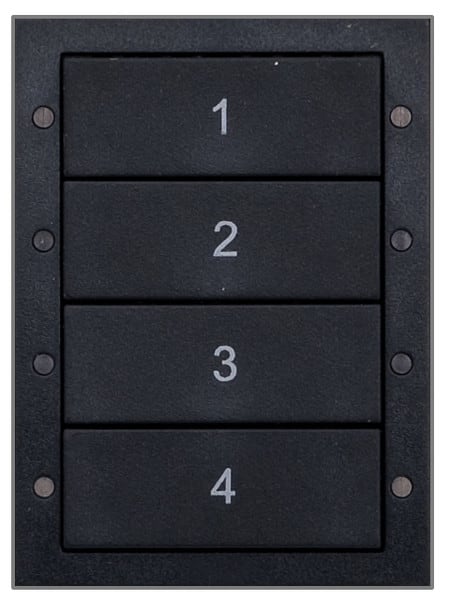 HELVAR - Digidim DALI painikkeisto - 137B 4-painikkeisto MU