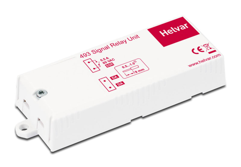 HELVAR - Digidim DALI Releyksikkö - 493 releyksikkö 1-kanava0,5A