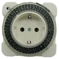 PIKE - Kellokytkin mekaaninen Timer - AT 1F taustavalolla