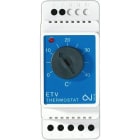 MICROTEMP - Lattiatermostaatti 16A,Pot vap - ETV-1991-P DIN kiskoon