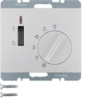 HAGER - Huonetermostaatti K.5 - 5/30 1a 10A kytk./mv an-al