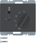 HAGER - Huonetermostaatti K.1 - 5/30 1a 10A 24V kyt/mv ant