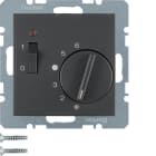 HAGER - Huonetermostaatti S.1 - 5/30 1a 10A kytk/mv ant