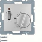 HAGER - Huonetermostaatti S.1 - 5/30 1a 10A kytk/mv alu