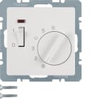 HAGER - Huonetermostaatti Q.1/Q.3 - 5/30 1a 10A kytk/mv VAL