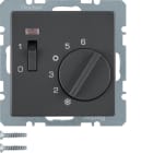 HAGER - Huonetermostaatti Q.1/Q.3 - 5/30 1a 10A 24V kyt/mv ANT