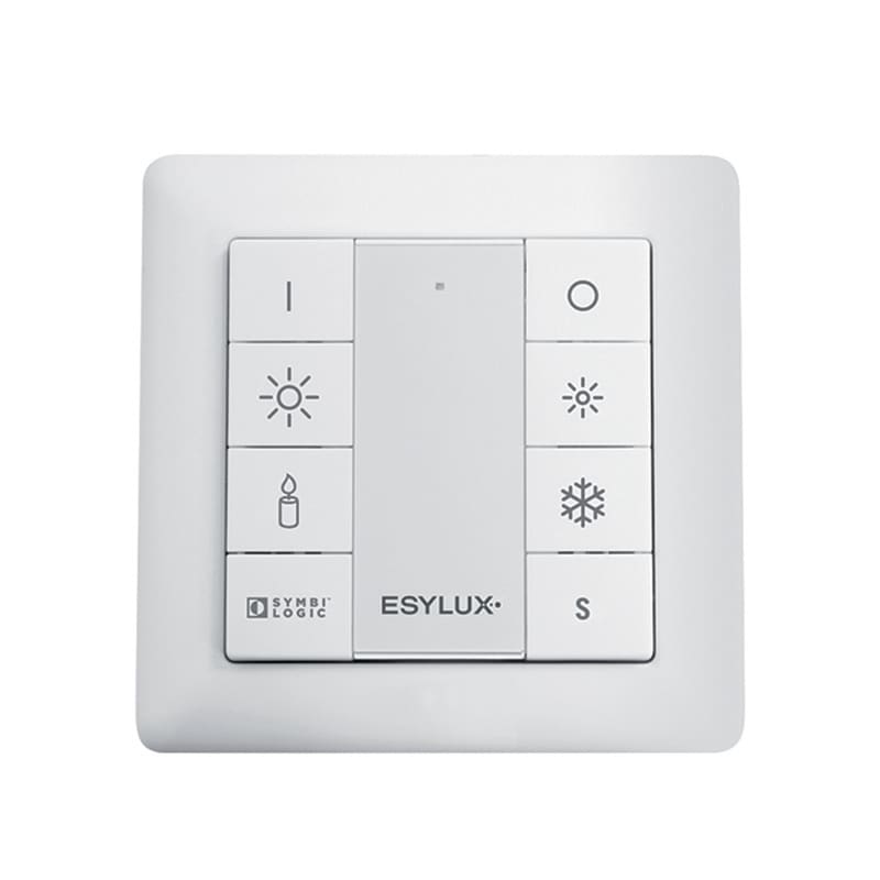 ESYLUX - Valonsäädin - PUSH BUTTON x8 TW ELC
