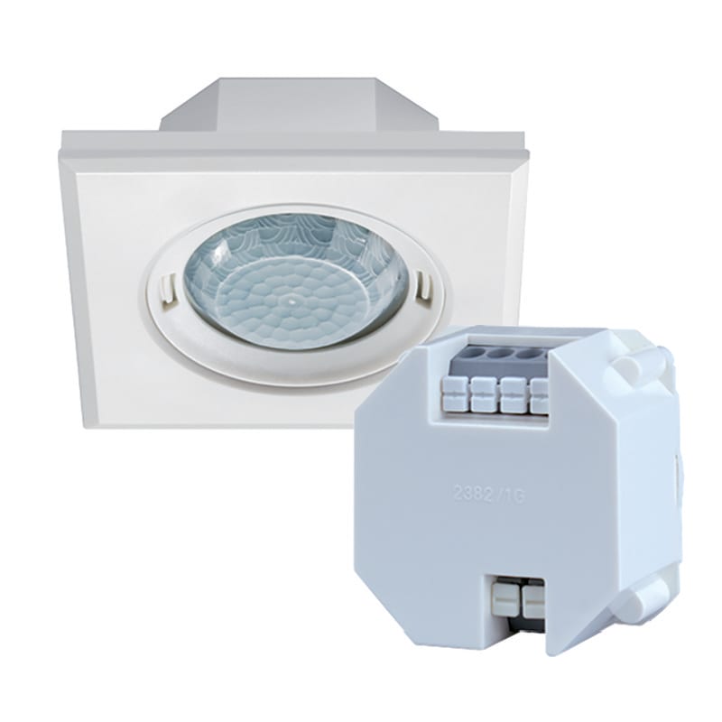 ESYLUX - Läsnäolotunnistin - PD-FLAT 360i/8 SW DALI