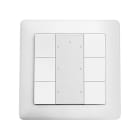 ESYLUX - Valonsäädin - PUSH BUTTON x6 DALI-2 WH