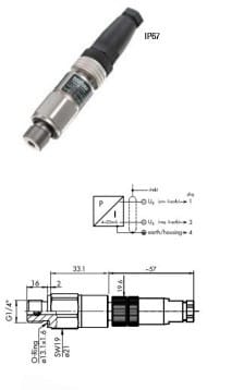 TRAFAG - Painelähetin - Painelähetin NAH600.0A