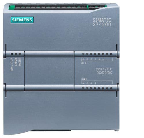 SIEMENS - S7-1200, CPU 1211C,DC/DC/RELAY - 6ES7211-1HE40-0XB0