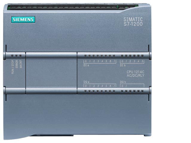 SIEMENS - S7-1200, CPU 1214C,DC/DC/RELAY - 6ES7214-1HG40-0XB0