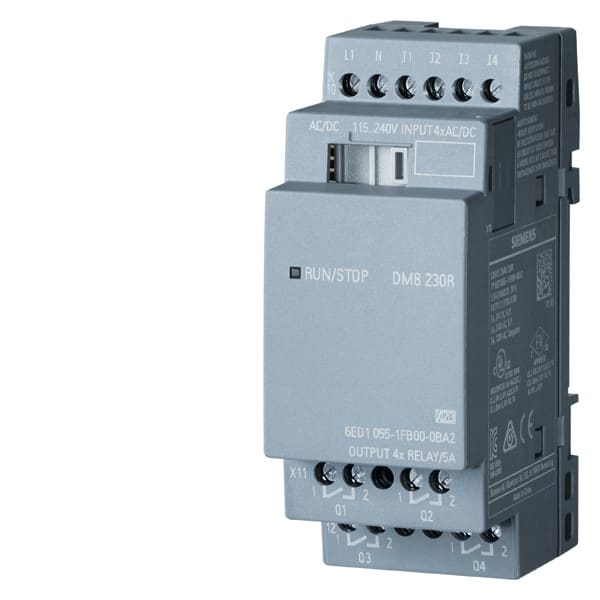 SIEMENS - LOGO! DM8 230R 0BA8 - 6ED1055-1FB00-0BA2