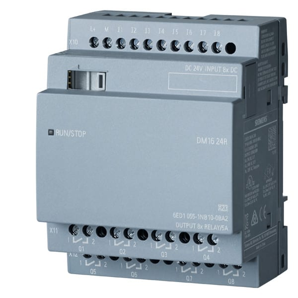 SIEMENS - LOGO! DM16 24R 0BA8 - 6ED1055-1NB10-0BA2