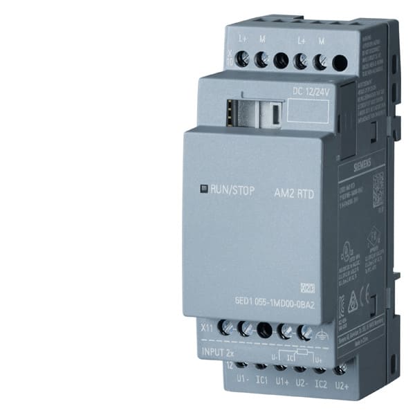 SIEMENS - LOGO! AM2 RTD 12/24 0BA8 - 6ED1055-1MD00-0BA2