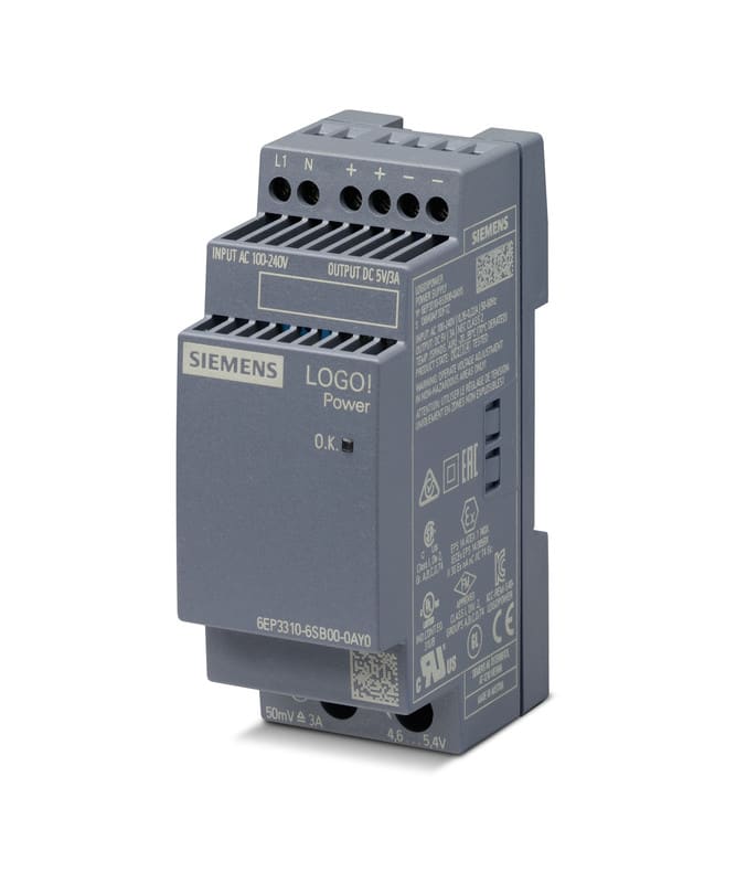 SIEMENS - LOGO!POWER 5 V / 3 A - 6EP3310-6SB00-0AY0