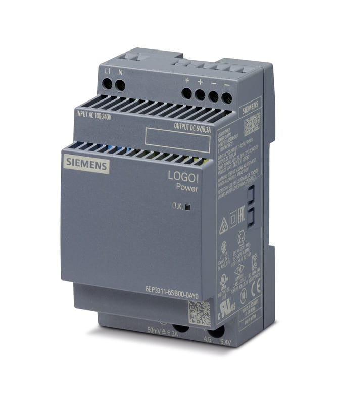 SIEMENS - LOGO!POWER 5 V / 6.3 A - 6EP3311-6SB00-0AY0